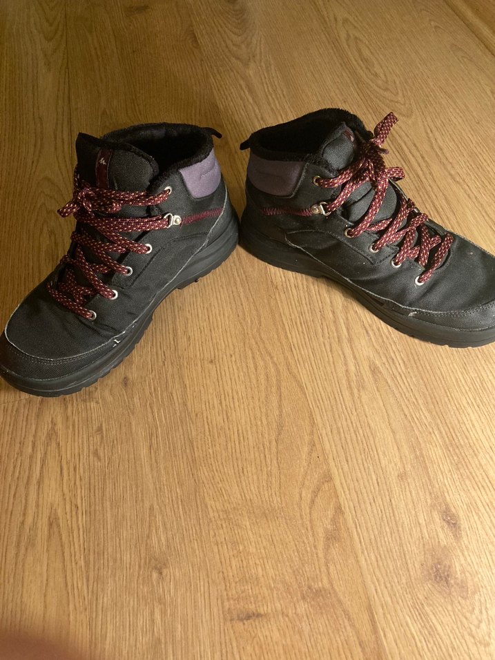 Bordo Bağcıklı Erkek Çocuk Bot - Görsel 2