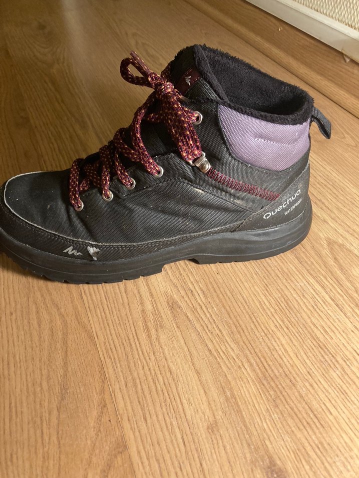 Bordo Bağcıklı Erkek Çocuk Bot - Görsel 3