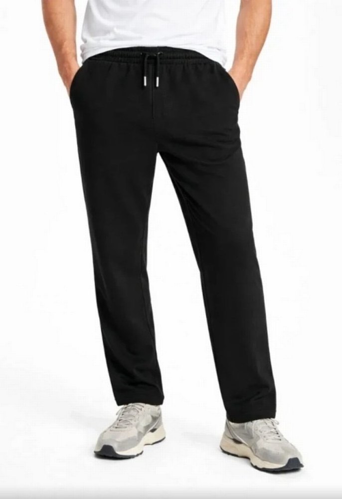 Erkek düz paça belli lastikli ipli günlük spor eşofman altı - Görsel 2