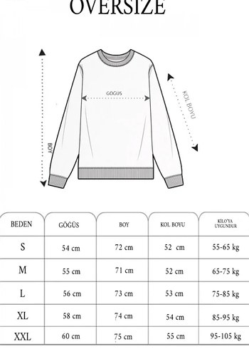 Yıldırım baskılı bisiklet yaka sweatshiet - Görsel 2