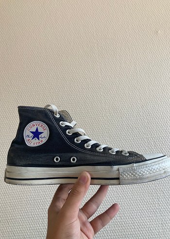 Gri Yüksek Bilekli Kadın Spor Ayakkabı - Görsel 6