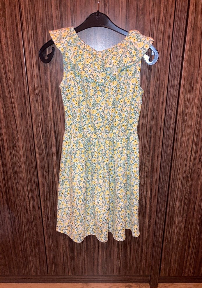 Kız Çocuk Sarı Bohem Salaş Elbise - Görsel 2