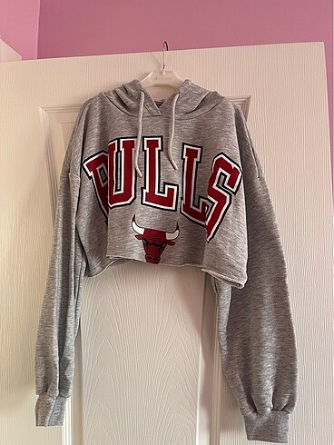 NBA lisanslı crop sweat