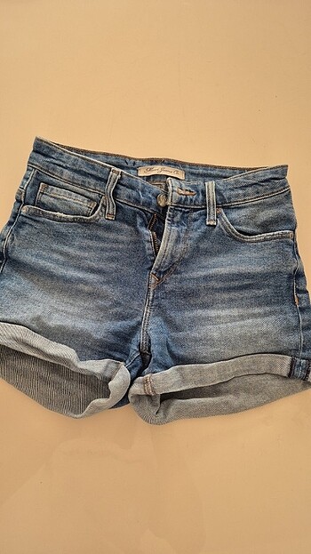 Mavi jeans kot şort
