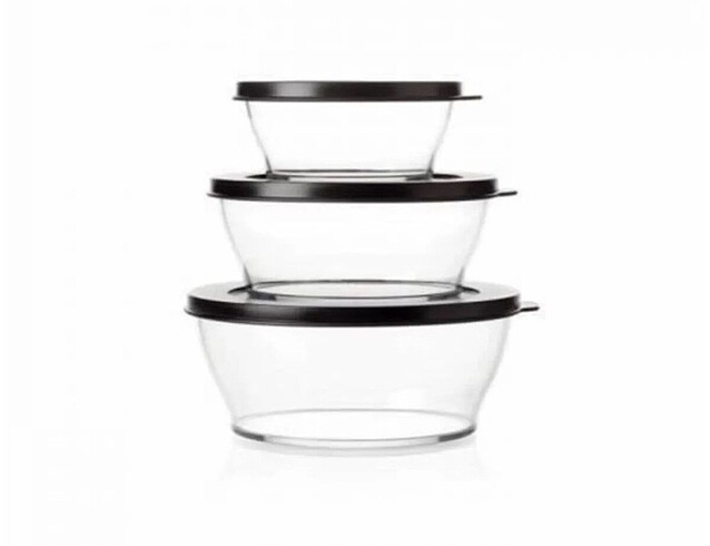 TUPPERWARE ROYAL SAKLAMA KABI 3 LÜ SET