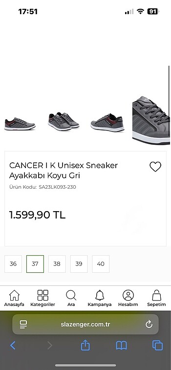 Slazenger SLAZENGER KADIN SPOR AYAKKABI