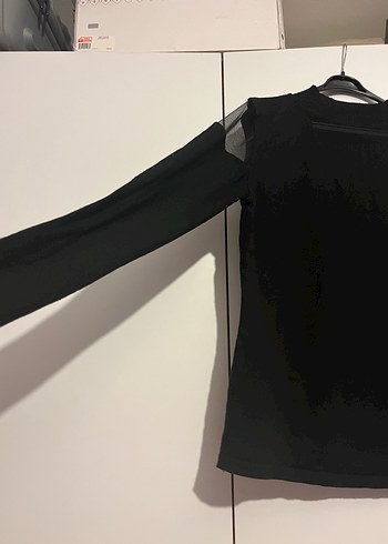 Gusto Uzun Kollu Balıkçı Yaka tül detaylı - Görsel 4