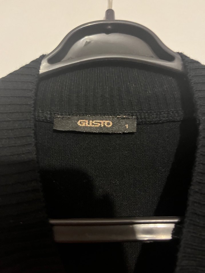 Gusto Uzun Kollu Balıkçı Yaka tül detaylı - Görsel 2