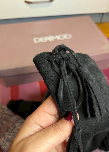 Siyah Süet Çorap Çizme - Görsel 4