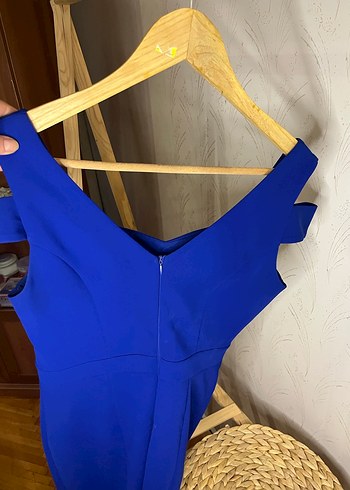 Mavi mini abiye - Görsel 4