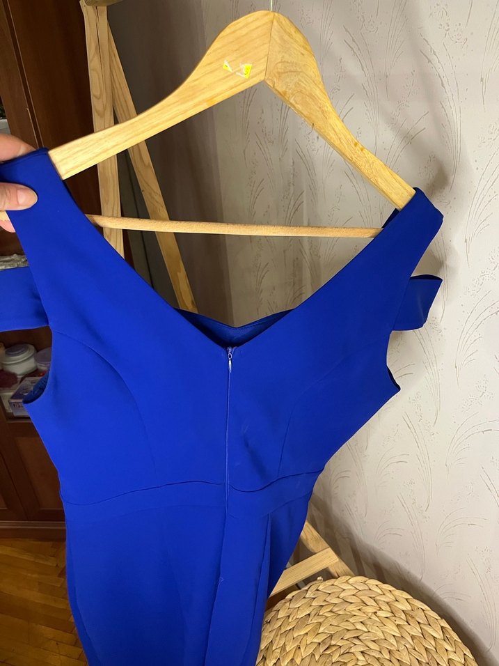 Mavi mini abiye - Görsel 4