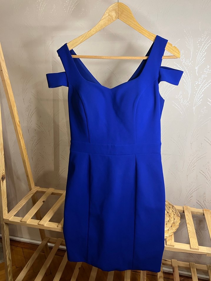 Mavi mini abiye - Görsel 2