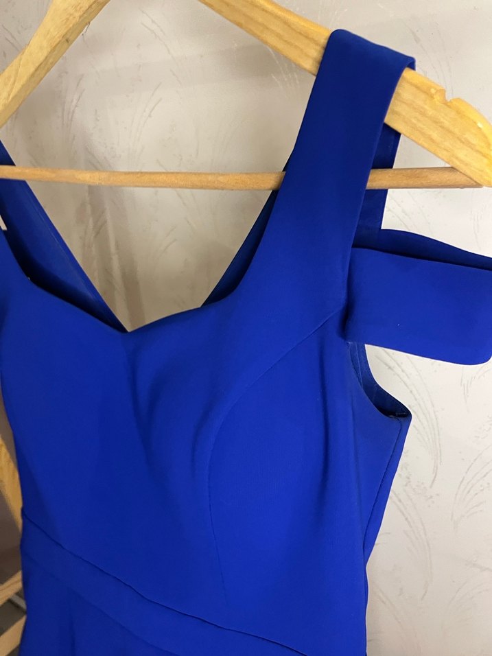 Mavi mini abiye - Görsel 3