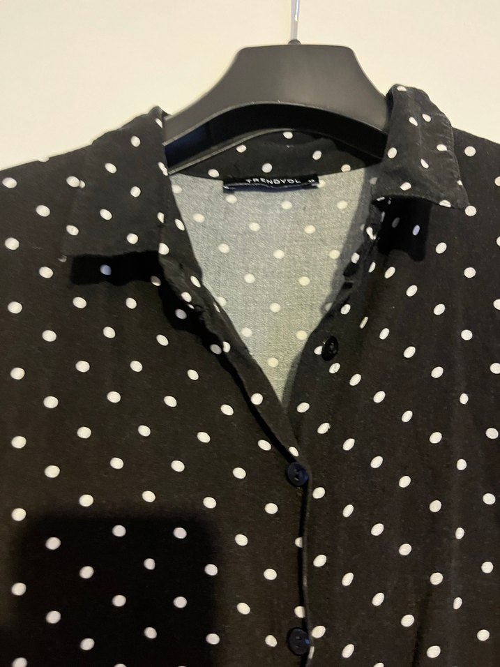 Puantiyeli elbise - Görsel 3