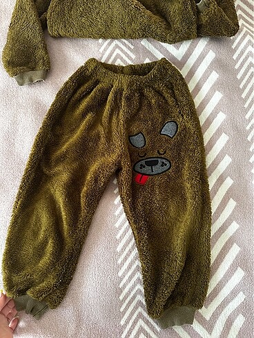 24-36 Ay Beden Erkek çocuk polar pijama takımı