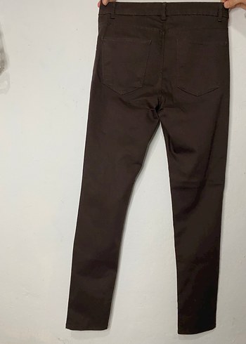 Kahverengi Kadın Skinny Pantolon - Görsel 2