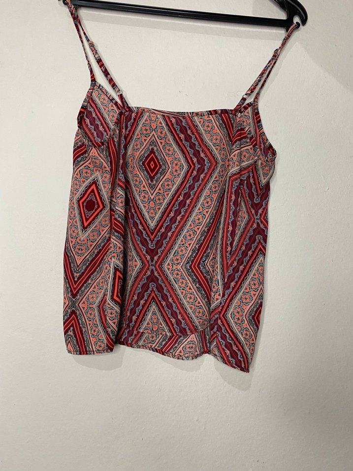 Bohem Desenli İnce Askılı Kadın Atlet - Görsel 2