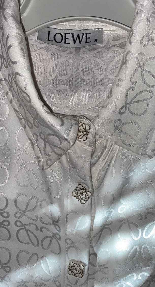 İşlemeli Beyaz Saten Kadın Gömlek elbise - Görsel 5