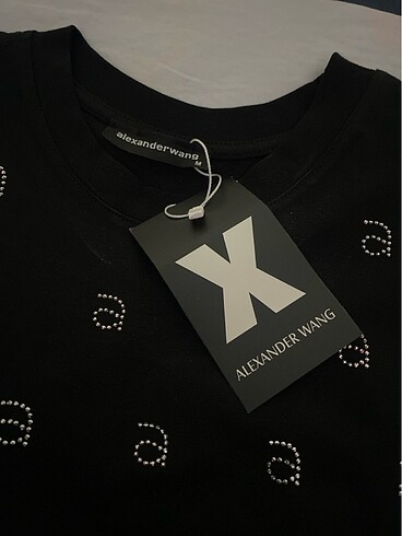 Alexander Wang Taşlı tshirt