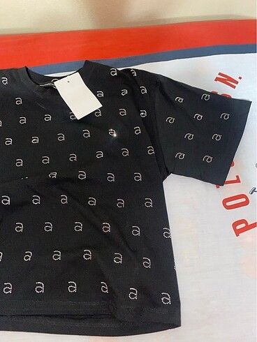 m Beden siyah Renk Taşlı tshirt