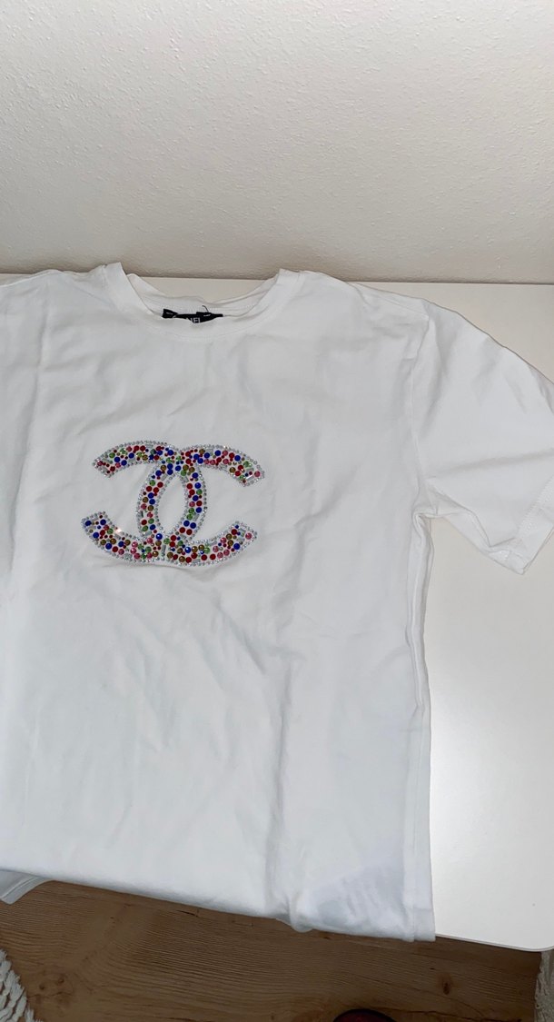 Renkli Payetli Nakışlı tshirt - Görsel 2