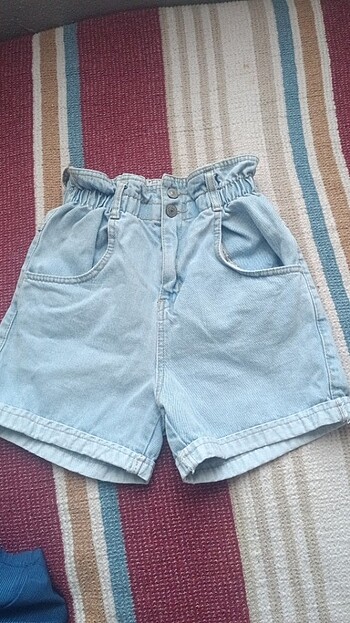Buz rengi şort pantolon