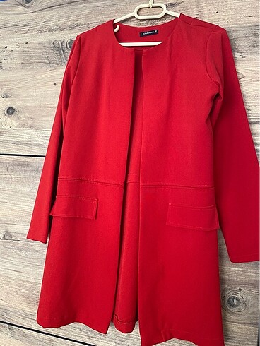 Kırmızı Blazer ceket