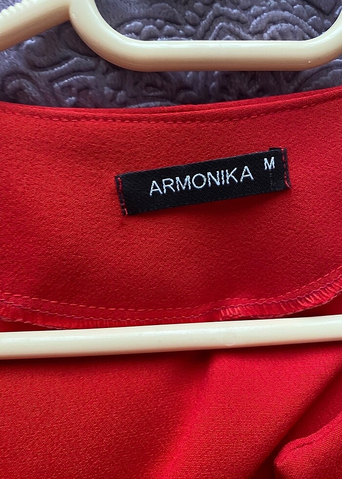 Kırmızı Blazer ceket - Görsel 3