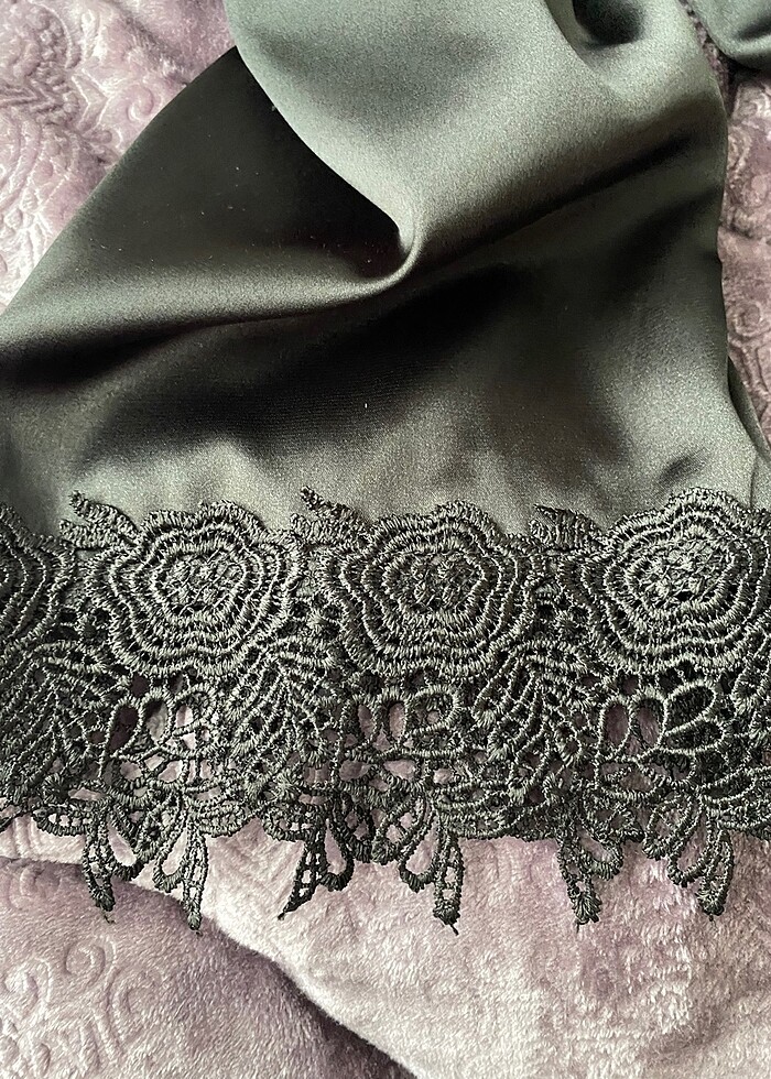 Saten gecelik - Görsel 4