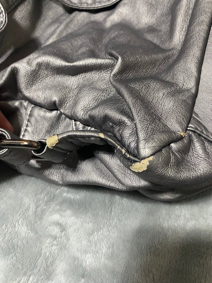 Gri Fermuarlı Kadın Sırt Çantası - Görsel 4