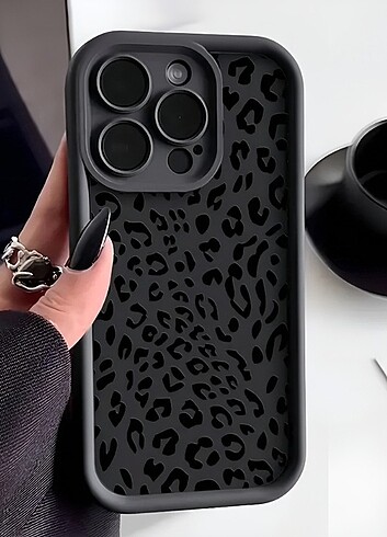 İPhone 13 Düz Leopardesenli Kılıf