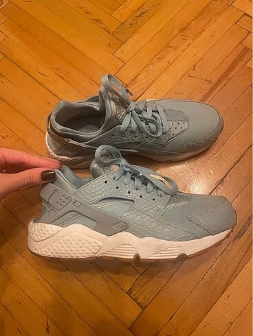 Nike Air Huarache Turkuaz spor ayakkabı