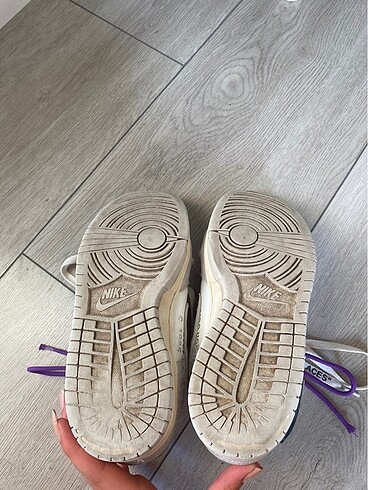 37,5 Beden gri Renk Nike Dunk Low Off-White Lot 21