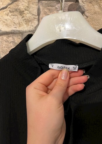 Siyah Fermuarlı Kısa Kesim Kadın Ceket - Görsel 5