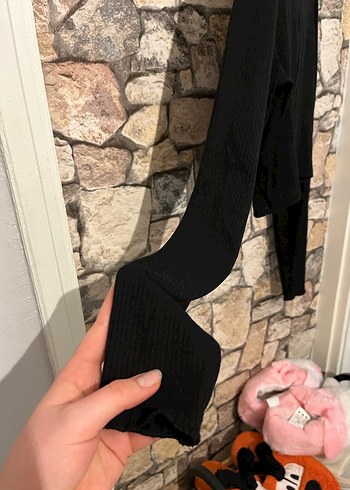 Siyah Fermuarlı Kısa Kesim Kadın Ceket - Görsel 2