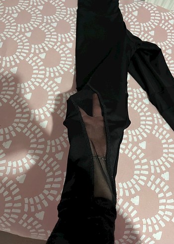 Kadın Siyah tayt - Görsel 4