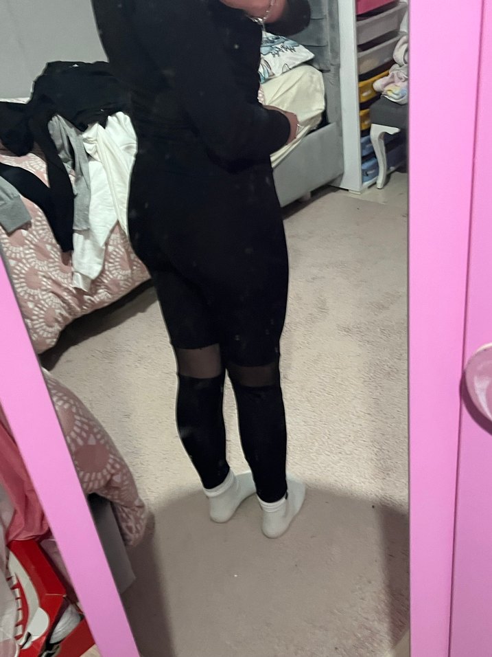 Kadın Siyah tayt - Görsel 3