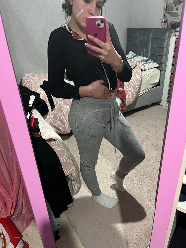 Gri Kemerli Kadın Eşofman Altı - Görsel 2