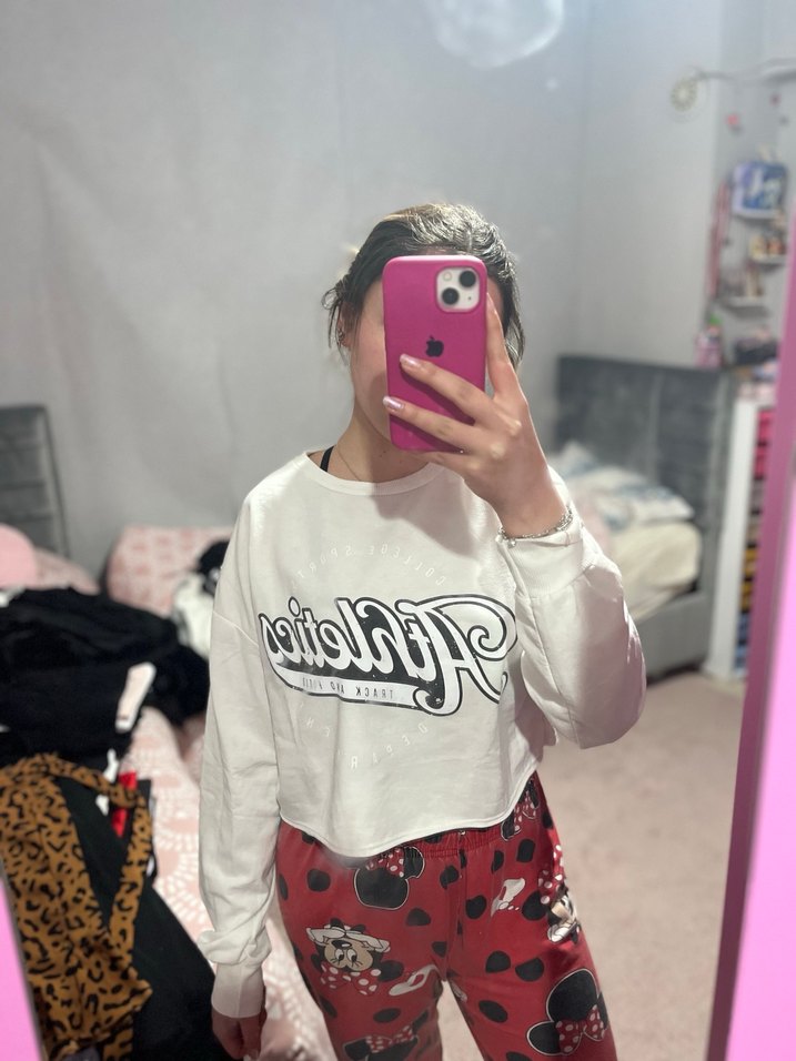 Baskılı Kadın Sweatshirt - Görsel 2