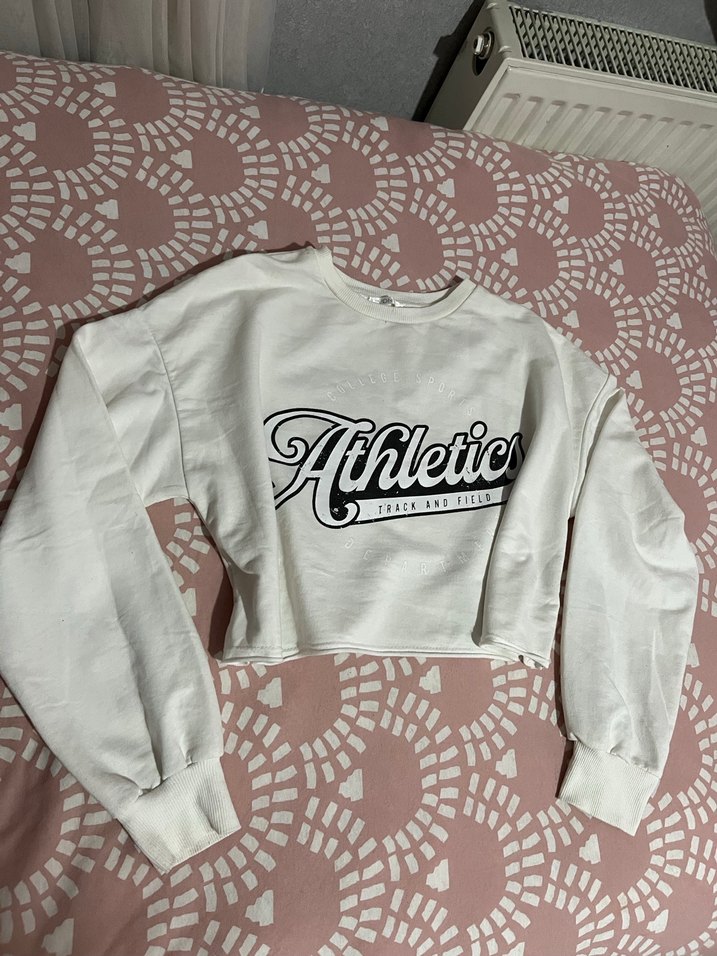 Baskılı Kadın Sweatshirt - Görsel 4