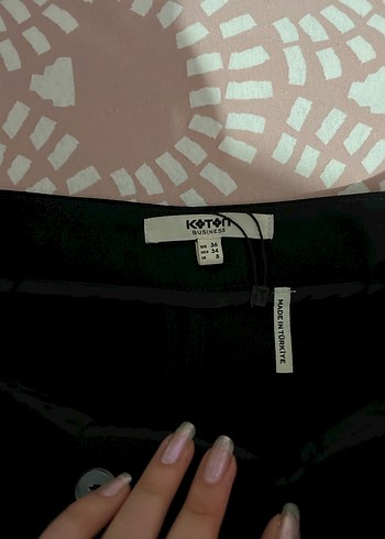 Siyah Saten Kumaşlı Maternity Pantolon - Görsel 5