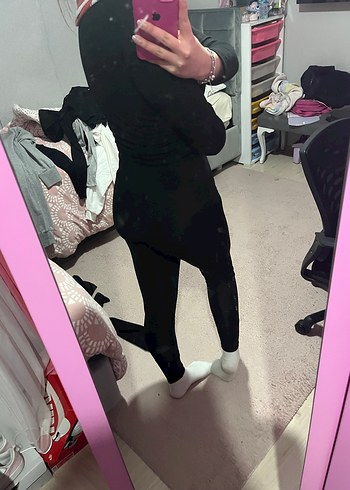 nike Siyah Midi Kadın Tayt - Görsel 2