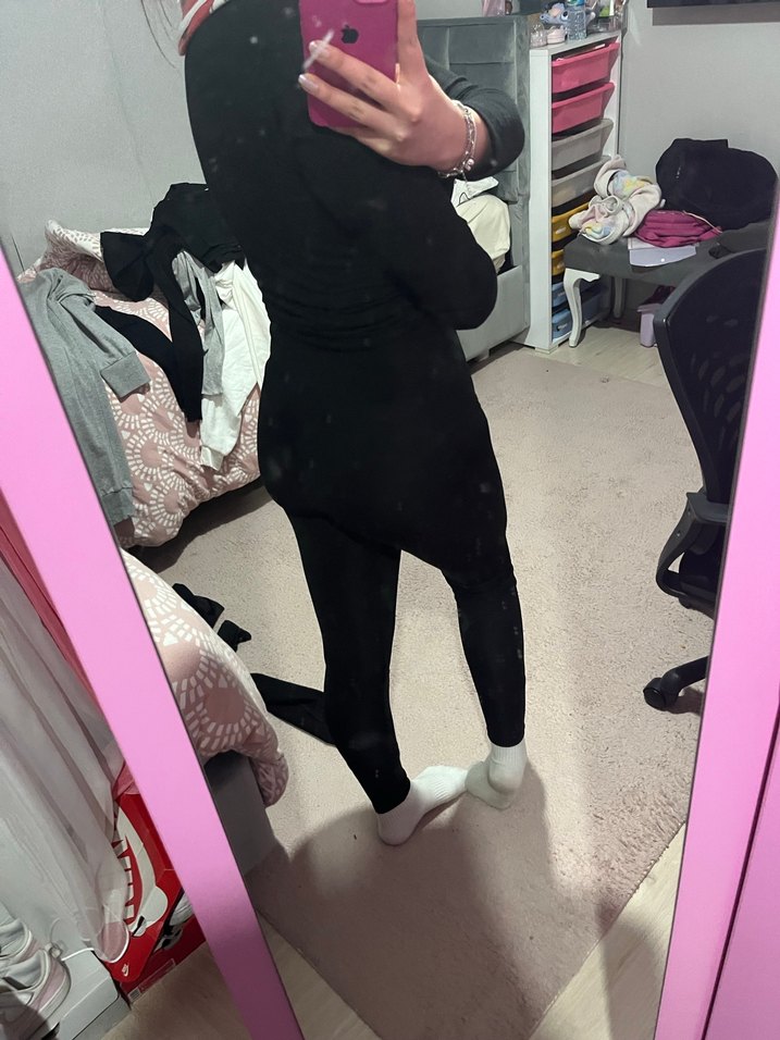 nike Siyah Midi Kadın Tayt - Görsel 2