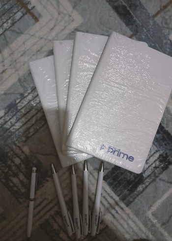 Beyaz Defter ve Kalem Seti