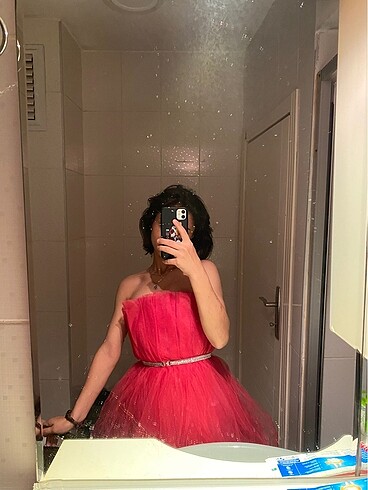 xs Beden pembe Renk Doğum günü elbise