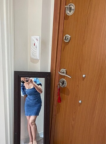 Günlük denim elbise