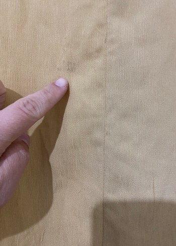 36 Beden Uzun Kollu Hardal Düğmeli Tesettür Kadın Tunik