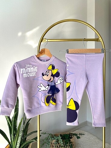 Minnie Mouse Lila Taytlı Takım