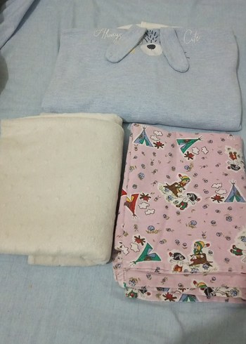 Nakışlı Pastel Renkli Çocuk Battaniyesi - Görsel 3