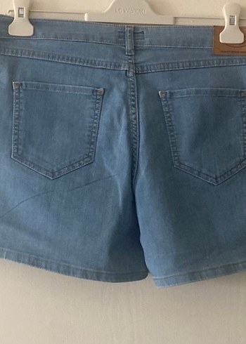 Bradford#Kadın Mavi Denim Mini Şort - Görsel 2